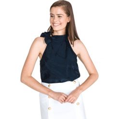 Pinko Carola Top Niebieski. Niebieskie podkoszulki damskie Pinko, m, bez wzorów, z wiskozy, bez kołnierzyka. Za 1007,95 zł.