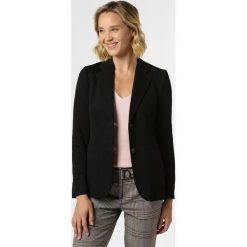 Tommy Hilfiger - Blezer damski, czarny. Czarne bolerka i narzutki damskie TOMMY HILFIGER, bez wzorów, z dżerseju, bez rękawów. Za 599,95 zł.