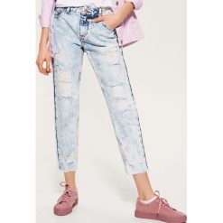 Jeansy boyfriend - Niebieski. Niebieskie jeansy damskie House. Za 99,99 zł.