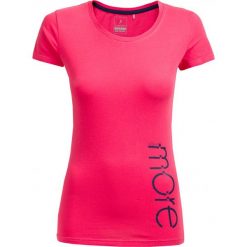 T-shirt damski TSD601 - różowy - Outhorn. Różowe bluzki damskie marki Outhorn, z bawełny, klasyczne. W wyprzedaży za 24,99 zł.