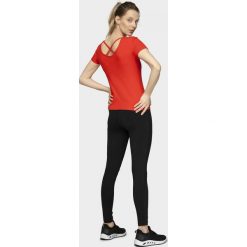 T-shirt damski TSD621 - ciemna czerwień - Outhorn. Czerwone koszulki damskie Outhorn, w paski, z dzianiny, z dekoltem na plecach. Za 39,99 zł.