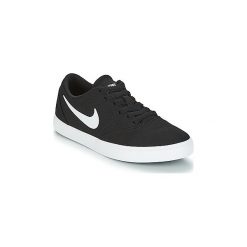 Buty Dziecko Nike SB CHECK CANVAS GROUNDSCHOOL SKATEBOARDING. Czarne trampki chłopięce marki Nike. Za 197,88 zł.