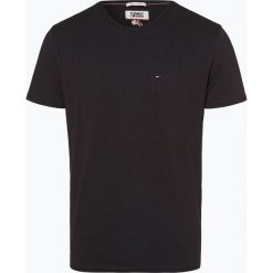 Tommy Jeans - T-shirt męski, czarny. Czarne t-shirty męskie Tommy Jeans, m, bez wzorów, z jeansu, bez kołnierzyka. Za 139,95 zł.