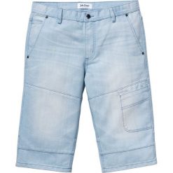 Długie bermudy dżinsowe Regular Fit bonprix jasnoniebieski. Niebieskie jeansy męskie bonprix, m, bez wzorów, z jeansu, długie. Za 89,99 zł.