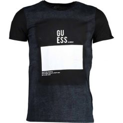 T-shirty męskie z nadrukiem: T-shirt w kolorze czarnym