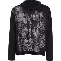 Bluza DEHA EASY Print|Czarny. Czarne bluzy damskie marki Deha, na zimę, z nadrukiem, z satyny, bez rękawów, bez kaptura. W wyprzedaży za 126,00 zł.