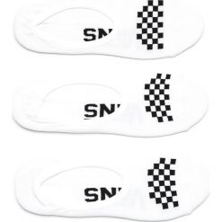 Vans 3-pack Skarpetki Biały. Białe skarpetki damskie Vans, w kratkę, z elastanu. Za 68,95 zł.