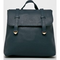 Answear - Plecak. Niebieskie plecaki damskie ANSWEAR, bez wzorów, ze skóry ekologicznej, eleganckie. W wyprzedaży za 79,90 zł.