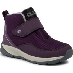 Śniegowce JACK WOLFSKIN - Polar Wolf Texapore Mid Vc K 4036191 D Purple/Off White. Fioletowe śniegowce dziewczęce Jack Wolfskin, bez zapięcia. W wyprzedaży za 259,00 zł.