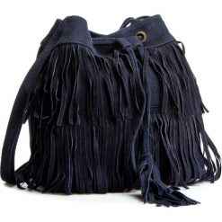 Torebka CREOLE - RBI10166 Granat. Niebieskie torebki klasyczne damskie marki Creole, ze skóry. W wyprzedaży za 139,00 zł.