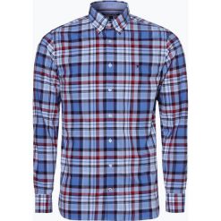 Tommy Hilfiger - Koszula męska, niebieski. Koszule męskie na spinki TOMMY HILFIGER, m, w kratkę, z bawełny. Za 279,95 zł.