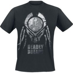 Predator Deadly Dreads T-Shirt czarny. Czarne t-shirty męskie z nadrukiem marki Predator, l, z okrągłym kołnierzem. Za 74,90 zł.