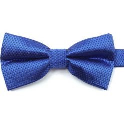 Niebieska Mucha Vernon, Męska MUVRN0040. Niebieskie muszki męskie Vernon, w paski, eleganckie. Za 29,00 zł.