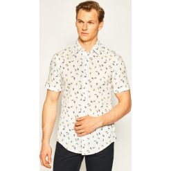 Koszula Boss Ronn_F 50427578. Brązowe koszule męskie Boss, xl, bez wzorów, z bawełny, casualowe, bez kołnierzyka, bez rękawów. Za 479,00 zł.