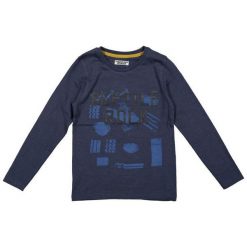Dirkje Koszulka Chłopięca Reptile Rock 104 Niebieski. Niebieskie t-shirty chłopięce marki Dirkje, z nadrukiem. Za 55,00 zł.