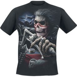 Spiral Soul Rider T-Shirt czarny. Czarne t-shirty męskie Spiral, s, z nadrukiem, z bawełny, z okrągłym kołnierzem. Za 74,90 zł.