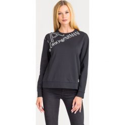 BLUZA EA7 EMPORIO ARMANI. Czarne bluzy damskie s, z nadrukiem, z elastanu. Za 263,40 zł.