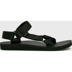 Teva - Sandały. Czarne kapcie męskie Teva, z materiału. W wyprzedaży za 139,90 zł.