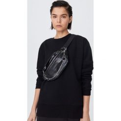 Gładka bluza oversize - Czarny. Czarne bluzy damskie Sinsay, s. Za 39,99 zł.