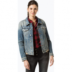 Tommy Jeans - Damska kurtka jeansowa, niebieski. Niebieskie kurtki damskie Tommy Jeans, m, bez wzorów, z jeansu, bez kaptura. Za 619,95 zł.