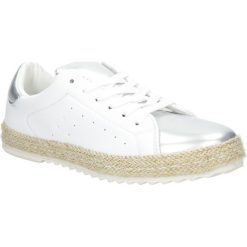 Białe buty sportowe espadryle sznurowane Casu R-227. Białe buty sportowe damskie marki Casu. Za 39,99 zł.
