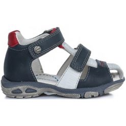 D-D-Step Sandały Chłopięce 19 Niebieskie. Niebieskie sandały chłopięce D-D-Step, z paskami. Za 155,00 zł.