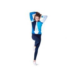 Venus Sweatshirt (Blue). Niebieskie bluzy damskie marki OKUAKU, xs, bez wzorów, z elastanu, bez rękawów, bez kaptura. Za 279,00 zł.