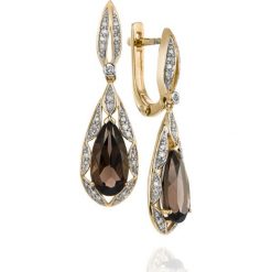 Kolczyki damskie: RABAT Kolczyki – , Diament 0,19ct,…