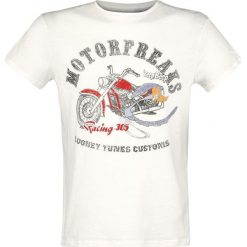 T-shirty męskie: Looney Tunes Roadrunner T-Shirt odcienie białego (Old White)