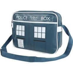 Doctor Who Tardis Torba na ramię niebieski/biały. Niebieskie plecaki męskie marki Doctor Who, bez wzorów, retro. Za 164,90 zł.