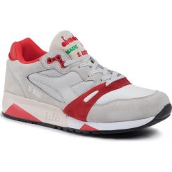 Sneakersy DIADORA - S8000 Nyl Ita 501.170470 01 C6602 Lunar Rock/Fiery Red. Szare sneakersy męskie Diadora, na co dzień, bez wzorów, ze skóry, eleganckie, bez zapięcia. W wyprzedaży za 349,00 zł.