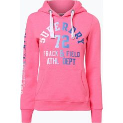 Bluzy damskie: Superdry – Damska bluza nierozpinana, różowy