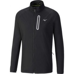 Mizuno męska kurtka Alpha Softshell Jkt/Black M. Czarne kurtki sportowe męskie Mizuno, m, bez wzorów, z softshellu, bez kaptura, na fitness i siłownię. W wyprzedaży za 315,00 zł.