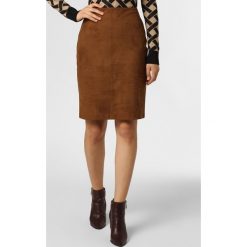 S.Oliver BLACK LABEL - Spódnica damska, beżowy. Brązowe spódniczki damskie s.Oliver BLACK LABEL, s, bez wzorów, z weluru, eleganckie, ołówkowe. Za 279,95 zł.