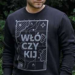 Bluza męska bez kaptura crewneck WŁÓCZYKIJ. Bluzy męskie Pakamera, m, bez wzorów, z kapturem, bez rękawów, bez kaptura. Za 159,00 zł.