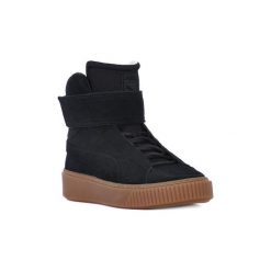 Botki Puma BASKET PLATFORM MID. Czarne botki damskie marki Puma. Za 377,25 zł.