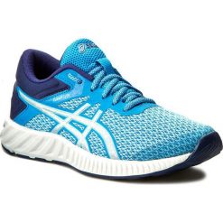 Buty ASICS - FuzeX Lyte 2 T769N Diva Blue/Silver/Indigo Blue 4393. Niebieskie buty sportowe damskie marki Asics, bez wzorów, ze skóry ekologicznej, sportowe, do biegania, asics fuzex. W wyprzedaży za 269,00 zł.
