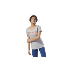 T-shirty z krótkim rękawem Reebok Sport Koszulka Scoop Neck. Szare bluzki sportowe damskie Reebok Sport, l, z krótkim rękawem. Za 79,95 zł.