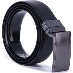 Pasek Męski STRELLSON - 3089 Black/Black 001. Czarne paski męskie Strellson, w paski, ze skóry. W wyprzedaży za 219,00 zł.
