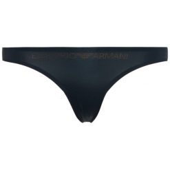 Figi brazylijskie Emporio Armani Underwear 162948 9A284 00135. Niebieskie figi damskie Emporio Armani Underwear, s, bez wzorów, z elastanu. W wyprzedaży za 79,00 zł.