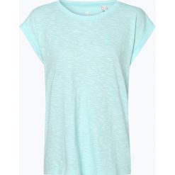 Esprit Casual - T-shirt damski, niebieski. Niebieskie t-shirty damskie Esprit Casual, l, bez wzorów, z bawełny, casualowe, bez kołnierzyka. Za 59,95 zł.