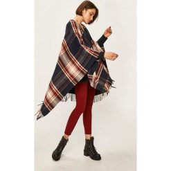 Marc O'Polo - Poncho. Niebieskie kurtki damskie Marc O'Polo, uniwersalny, bez wzorów, z bawełny. W wyprzedaży za 399,90 zł.