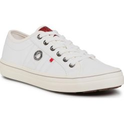 Tenisówki S.OLIVER - 5-23608-35 White 100. Białe półbuty damskie S.Oliver, bez wzorów, z gumy, bez zapięcia. Za 189,00 zł.