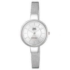 Zegarek Q&Q Damski QA17-201 Fasion Mesh srebrny. Szare zegarki damskie Q&Q, srebrne. Za 149,00 zł.