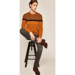 Medicine - Sweter Spirit of Nature. Żółte swetry męskie MEDICINE, s, bez wzorów, z bawełny, z okrągłym kołnierzem, bez kaptura. W wyprzedaży za 89,90 zł.