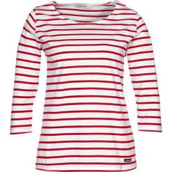 Bluzki asymetryczne: Armor lux CAP COZ Bluzka z długim rękawem blanc/braise