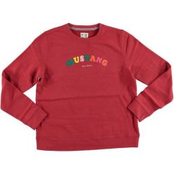 Mustang Bluza Damska Fancy, M, Czerwona. Czerwone bluzy damskie Mustang, m, z haftami, z bawełny, bez rękawów, bez kaptura. Za 242,00 zł.
