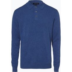 Andrew James - Sweter męski z dodatkiem kaszmiru, niebieski. Niebieskie swetry klasyczne męskie Andrew James, m, z kaszmiru. Za 249,95 zł.
