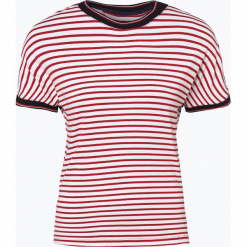 Tommy Jeans - T-shirt damski, czerwony. Czerwone t-shirty damskie Tommy Jeans, l, w paski, z jeansu. Za 129,95 zł.
