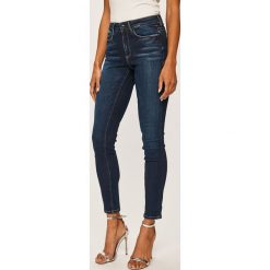 Guess Jeans - Jeansy Jegging Mid. Niebieskie jeansy damskie Guess Jeans, l. W wyprzedaży za 399,90 zł.